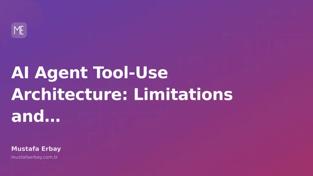 An abstract visual representing the tool-use architecture of AI agents