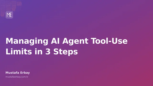 An AI agent using various tools (code editor, database, API icons) to perform a complex task.