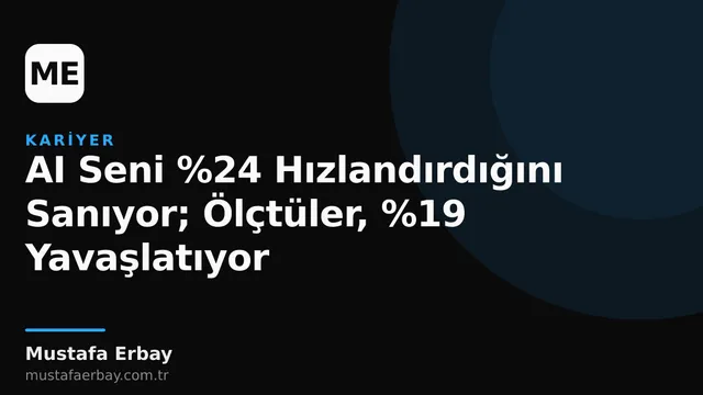 Bir yazılımcının klavye başında AI asistanı ile çalışırken yaşadığı hayal kırıklığını gösteren görsel.