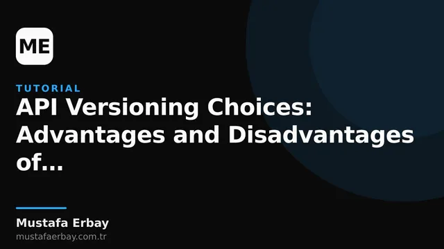 Diagram comparing different API versioning strategies