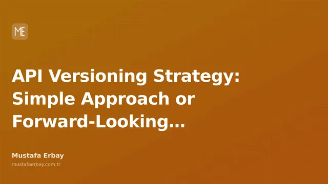 A diagram comparing API versioning strategies