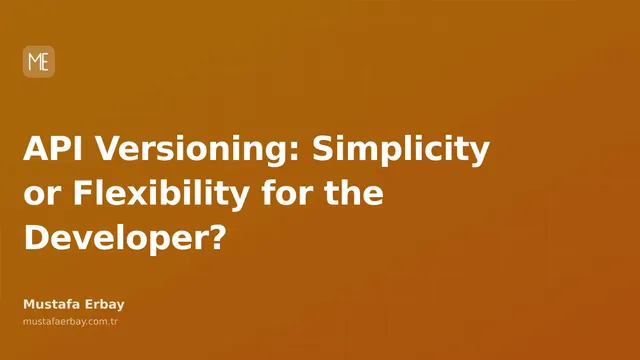 A graphic comparing API versioning strategies