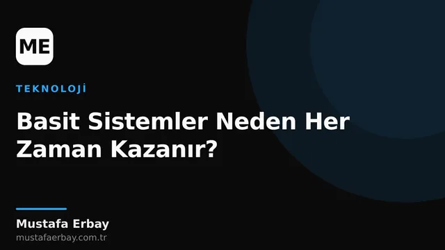Birbiriyle baglantili basit geometrik sekiller, karmaşik bir yapi yerine minimalist bir tasarimi vurguluyor.