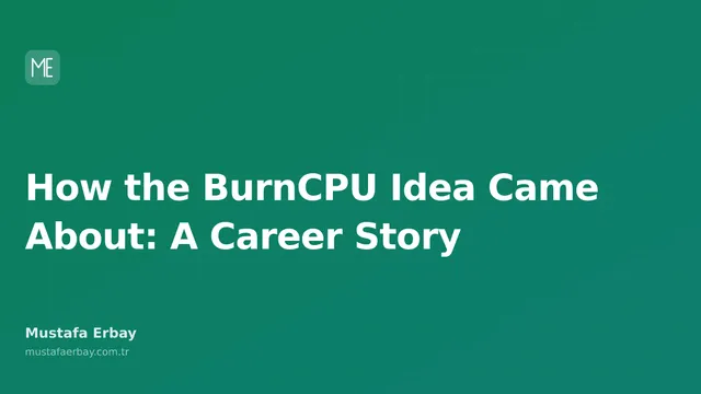 A burning microchip symbolizing CPU usage and graphs showing system performance.