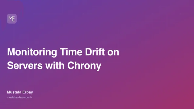 Monitoring Time Drift on Servers with Chrony — cover image