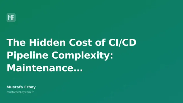 A visual representation of complex CI/CD pipelines resembling a labyrinth, symbolizing maintenance and consultancy costs.