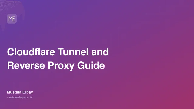 Cloudflare Tunnel and Reverse Proxy Guide — cover image