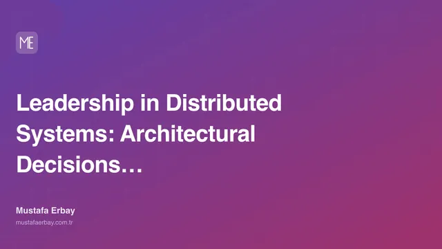 Leadership in Distributed Systems: Architectural Decisions in a Crisis — cover image