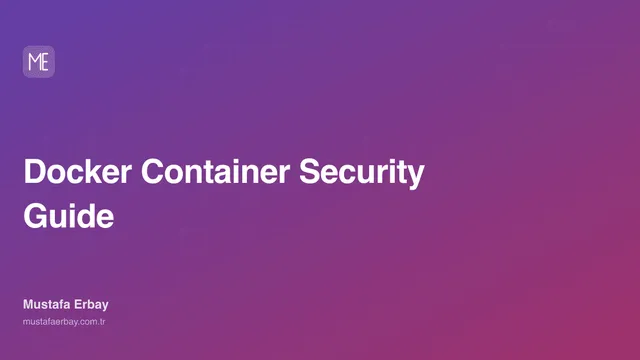 Docker Container Security Guide — cover image