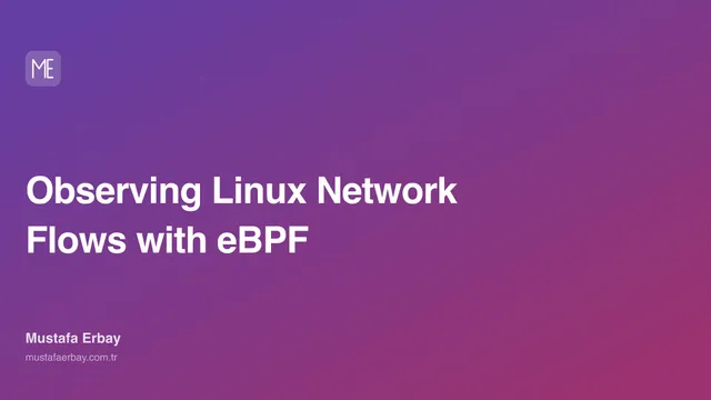 Observing Linux Network Flows with eBPF — cover image