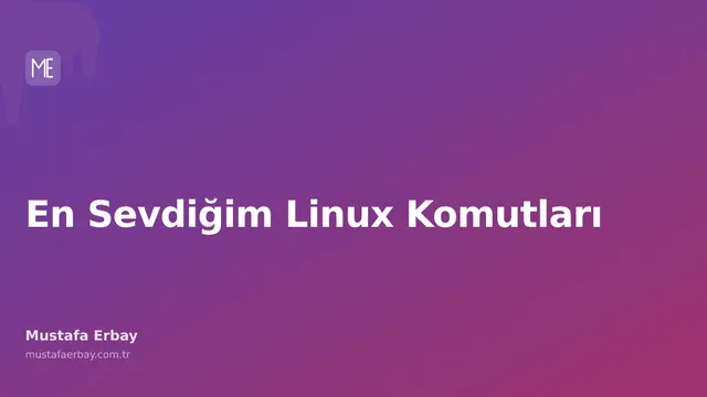 Bir Linux terminal ekranında çeşitli komutların çalıştırıldığı bir görsel.