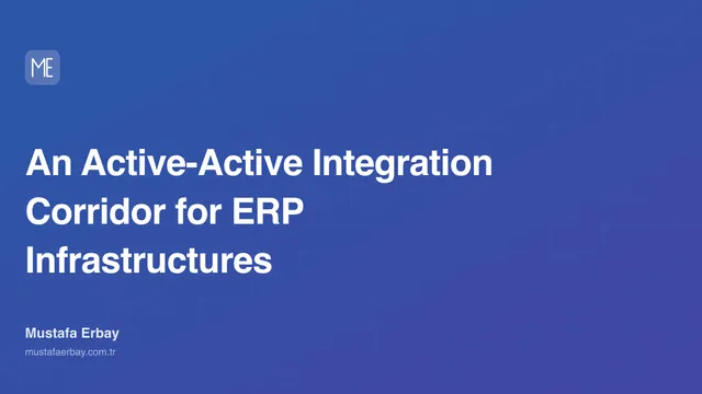 An Active-Active Integration Corridor for ERP Infrastructures — cover image
