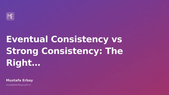 An abstract visual representing the balance between eventual consistency and strong consistency.
