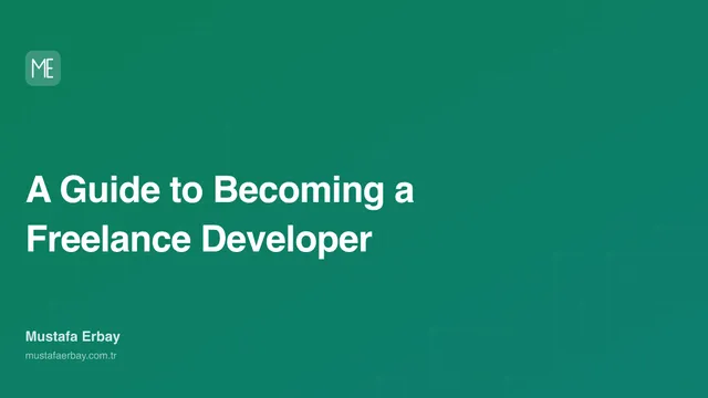 A Guide to Becoming a Freelance Developer — cover image