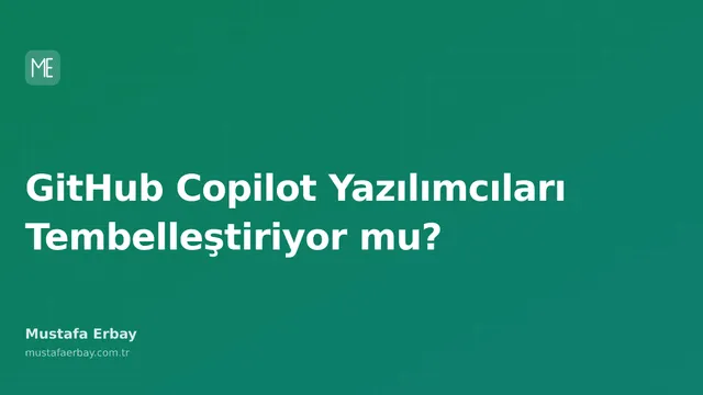 Bir yazılımcının klavye başında GitHub Copilot tarafından üretilen kod önerilerini incelemesi, ekranında kod ve AI sembolleri.