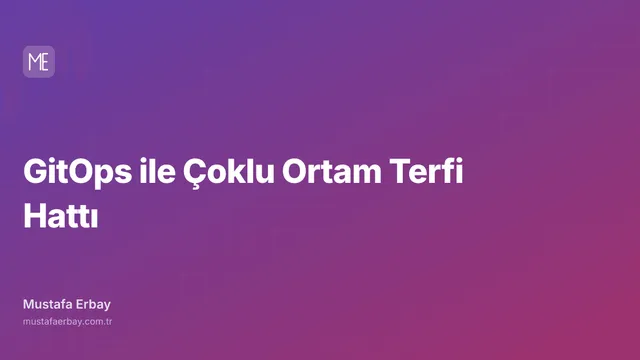 GitOps ile Çoklu Ortam Terfi Hattı — kapak görseli