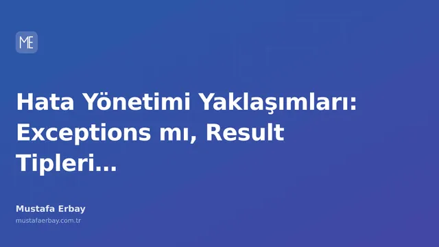 Programlama dilinde exception ve result keywordlerinin yan yana durdugu bir kod parçacığı