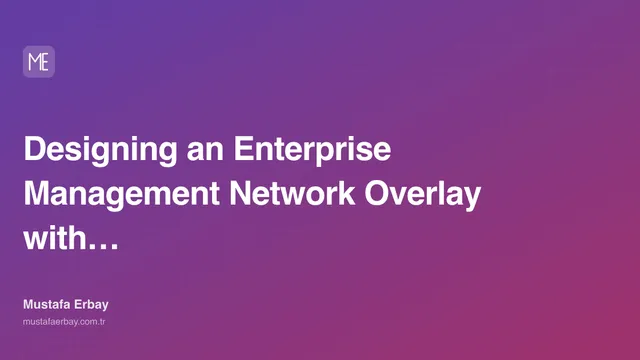 Designing an Enterprise Management Network Overlay with Headscale — cover image