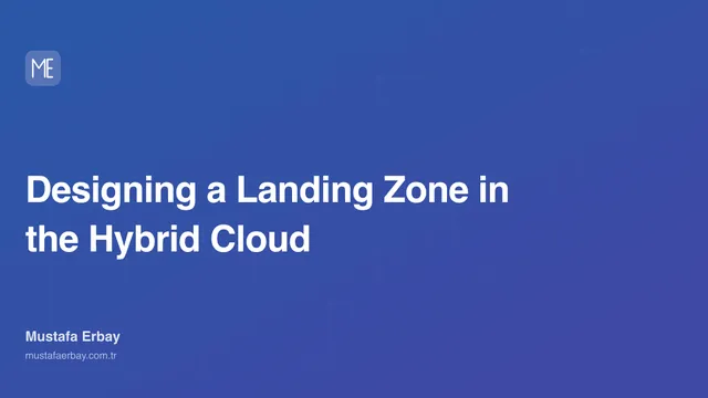 Designing a Landing Zone in the Hybrid Cloud — cover image