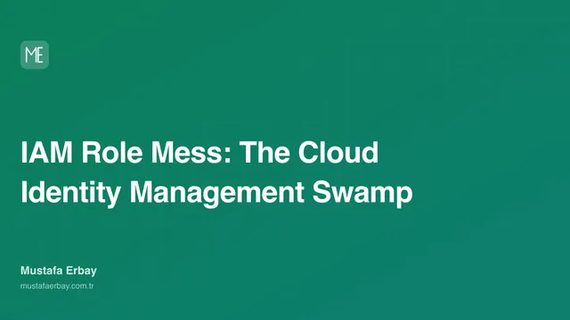 IAM Role Mess: The Cloud Identity Management Swamp — cover image