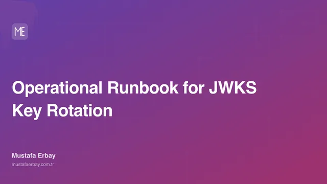 Operational Runbook for JWKS Key Rotation — cover image
