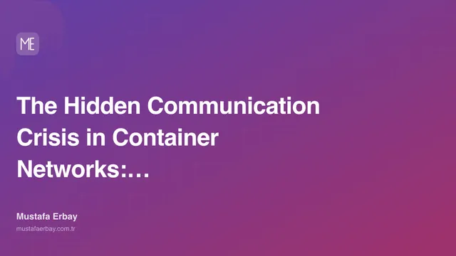 The Hidden Communication Crisis in Container Networks: CNI Wars — cover image