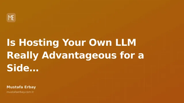 A small AI figure standing next to a computer, illustrating the potential benefits of hosting a local LLM.