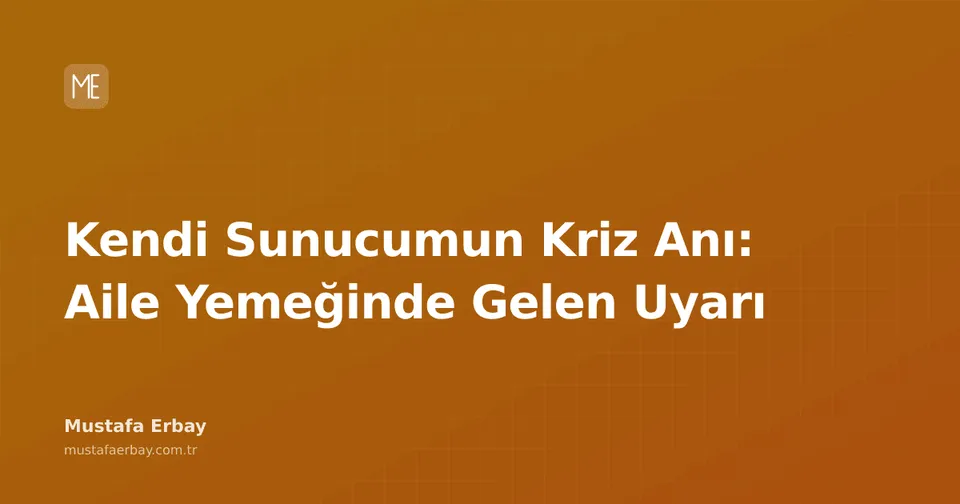 Bir bilgisayar sunucusunun önünde duran, endişeli bir ifadeyle ekrana bakan bir adamın silüeti.