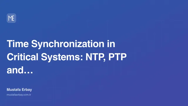 Time Synchronization in Critical Systems: NTP, PTP and Observability — cover image
