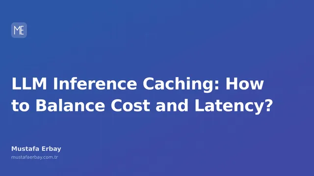 An abstract graphic illustrating the information processing of a large language model (LLM), highlighting the caching mechanism.