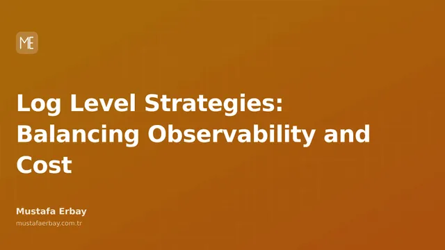 A graphic illustrating different levels of system logs, representing the balance between observability and cost.