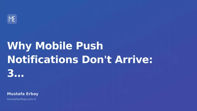 An infographic explaining the reasons why mobile push notifications fail to arrive