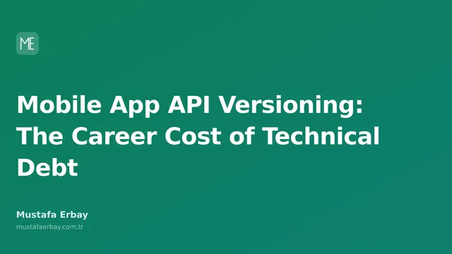 An abstract visual explaining the concept of mobile app API versioning