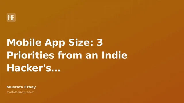 Graphs and data related to app size optimization on a mobile device screen