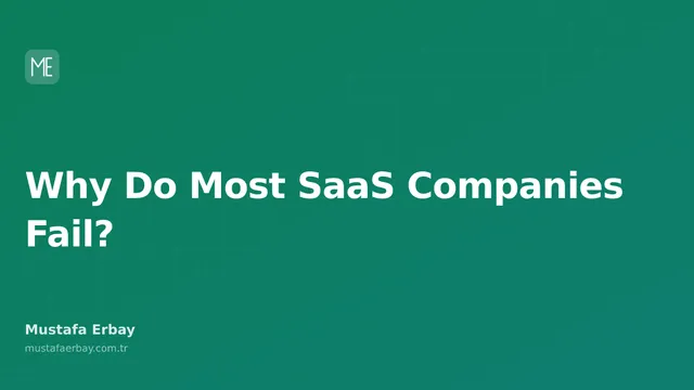 A rising success graph next to icons of several failed SaaS startups.