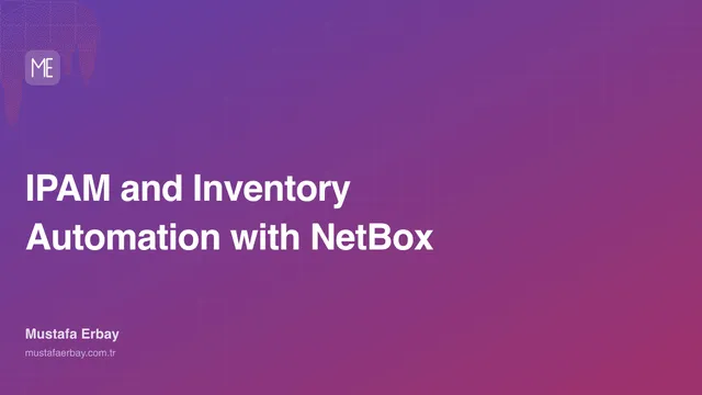 IPAM and Inventory Automation with NetBox — cover image