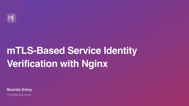 mTLS-Based Service Identity Verification with Nginx — cover image
