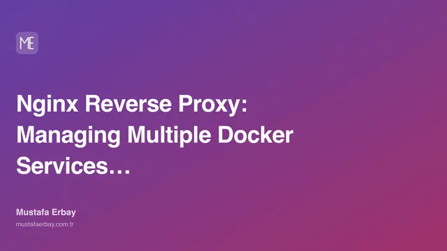 Nginx Reverse Proxy: Managing Multiple Docker Services on a Single VPS — cover image