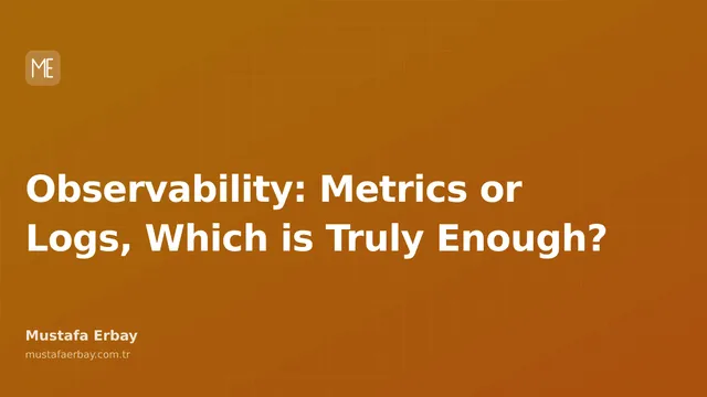 A question mark amidst rising metric graphs and flowing log lines on a digital screen.