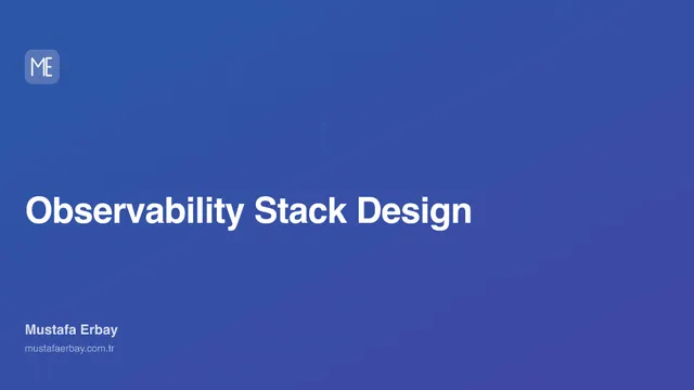 Observability Stack Design — cover image