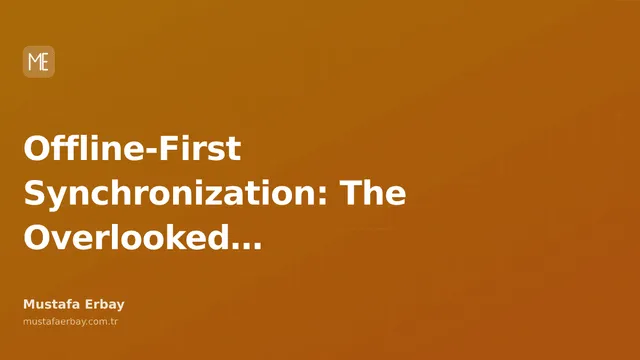 Synchronization icons on a mobile phone screen and a complex data flow diagram in the background.
