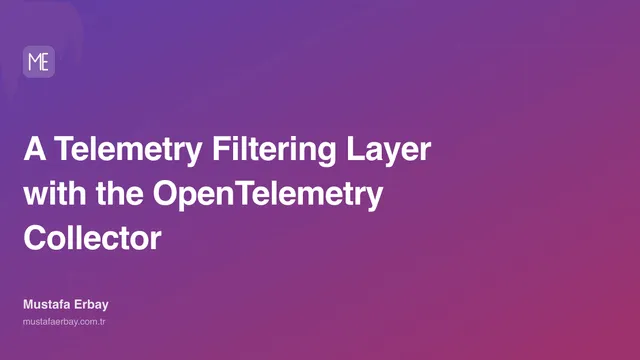 A Telemetry Filtering Layer with the OpenTelemetry Collector — cover image