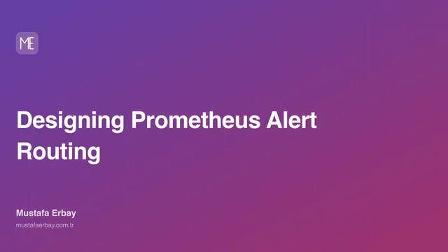Designing Prometheus Alert Routing — cover image