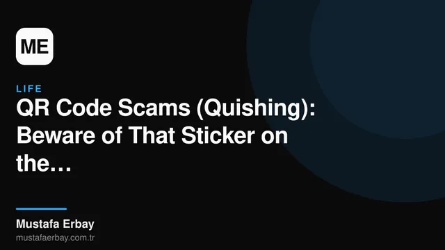 A fake QR code sticker on a parking payment machine and a smartphone scanning a QR code