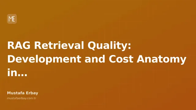 A blog post on RAG retrieval quality and cost analysis