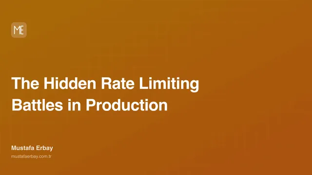 The Hidden Rate Limiting Battles in Production — cover image