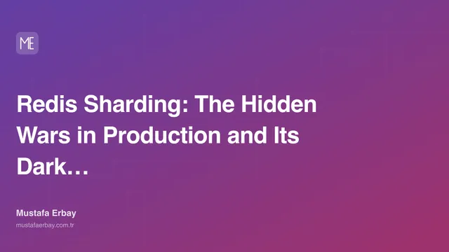 Redis Sharding: The Hidden Wars in Production and Its Dark Side — cover image