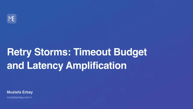 Retry Storms: Timeout Budget and Latency Amplification — cover image