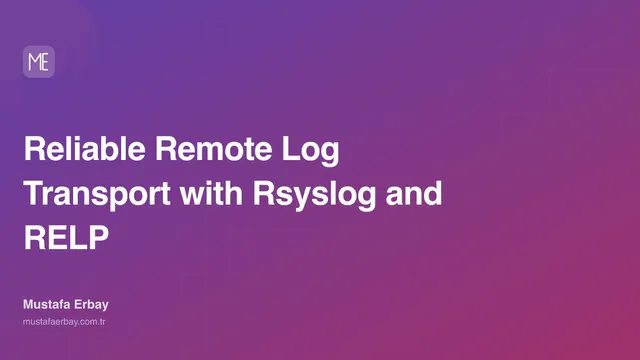 Reliable Remote Log Transport with Rsyslog and RELP — cover image