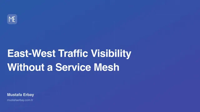 East-West Traffic Visibility Without a Service Mesh — cover image